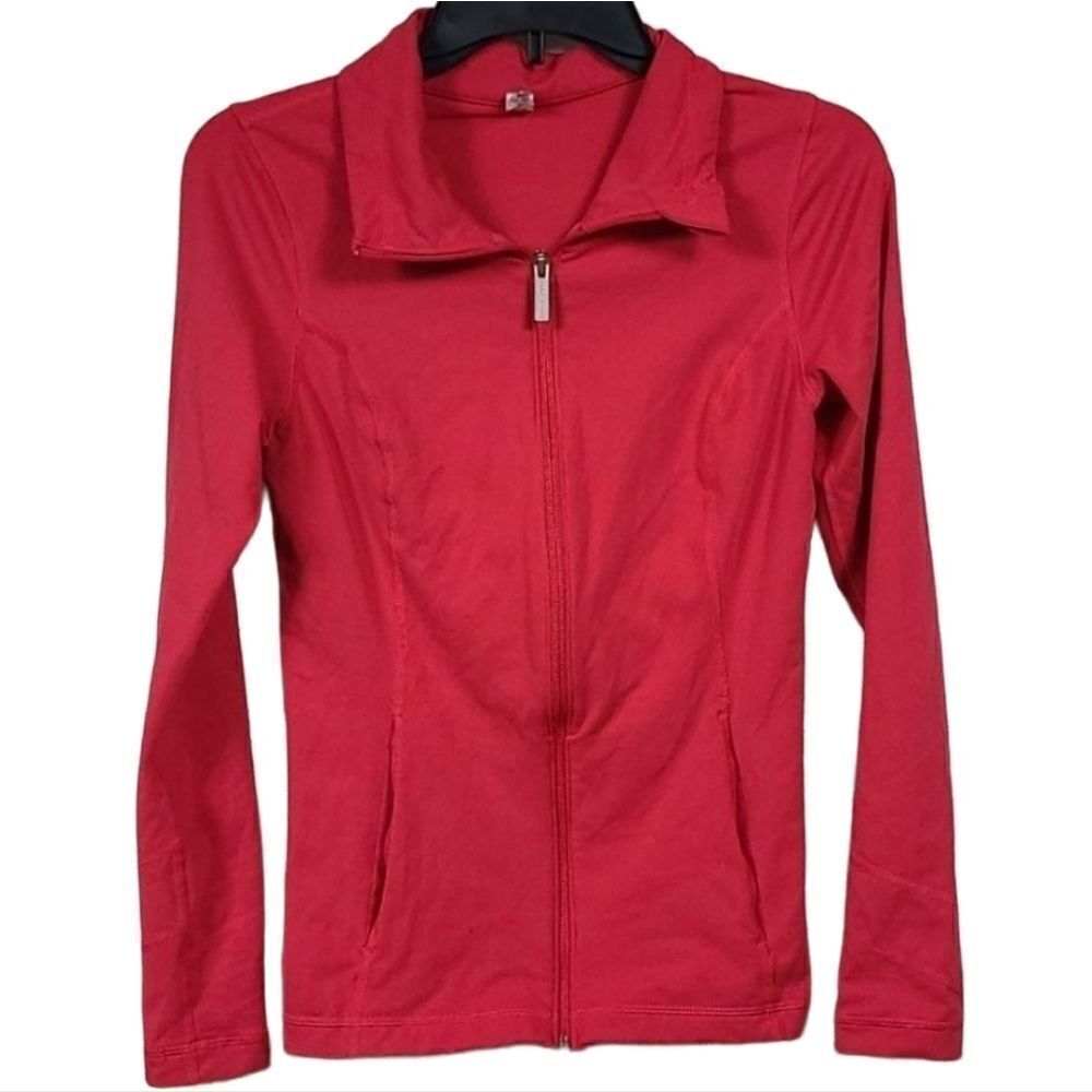 Under Armour AllSeasonGear Zip Jacket Small Coral Pink Running Workout Top - Picture 2 of 12